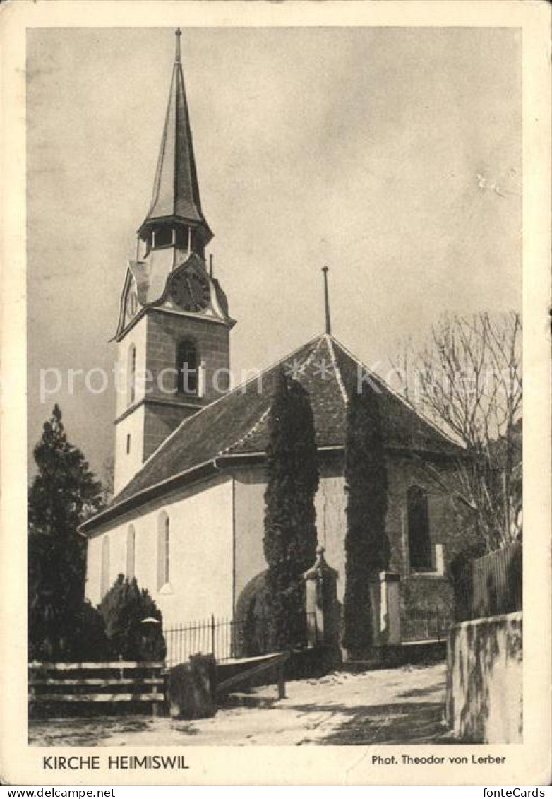 11621025 Heimiswil Kirche Heimiswil - Autres & Non Classés