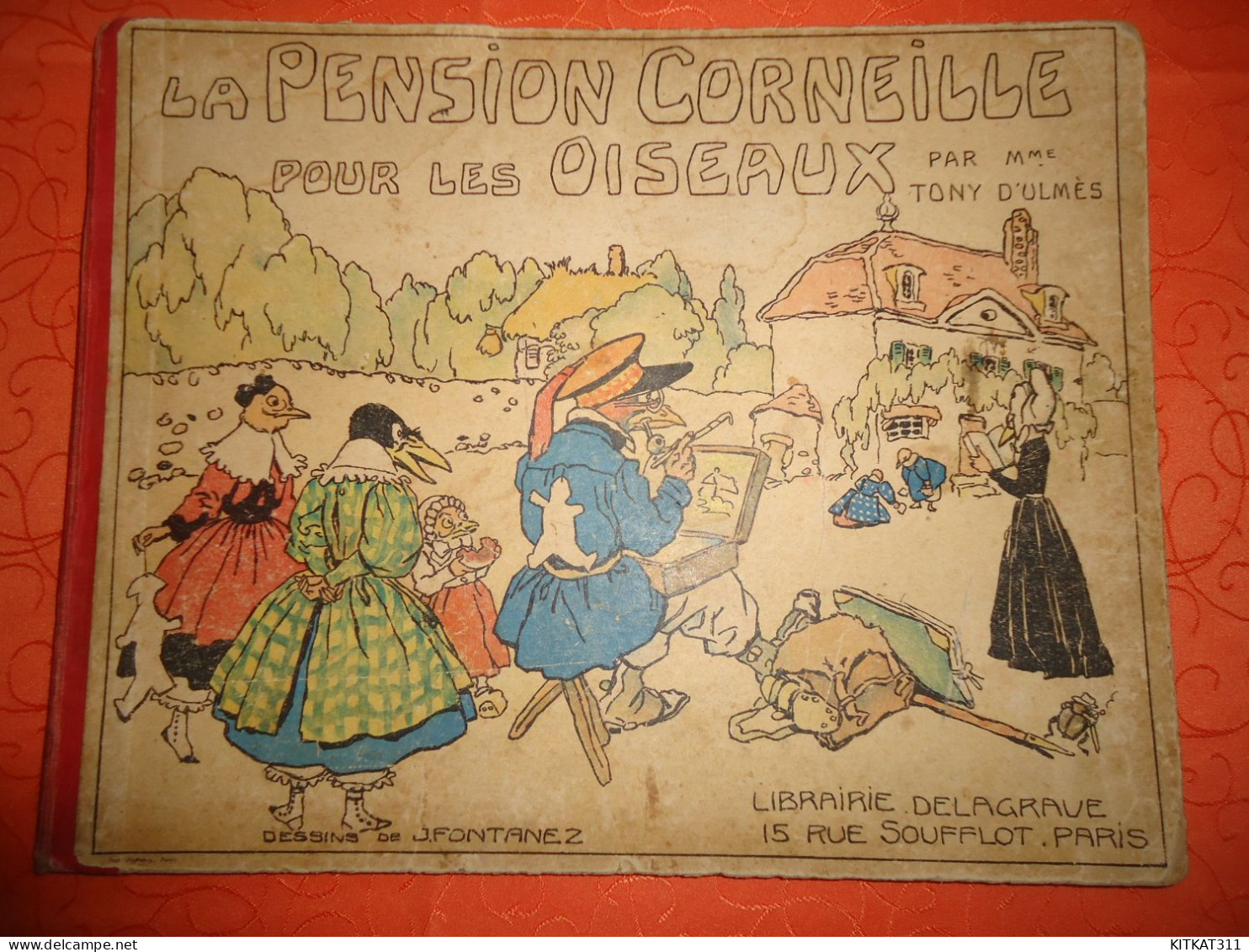 La Pension CORNEILLE Pour Les Oiseaux-1920-texte De MME TONY D'ULMES-Dessins FONTANEZ - 1901-1940