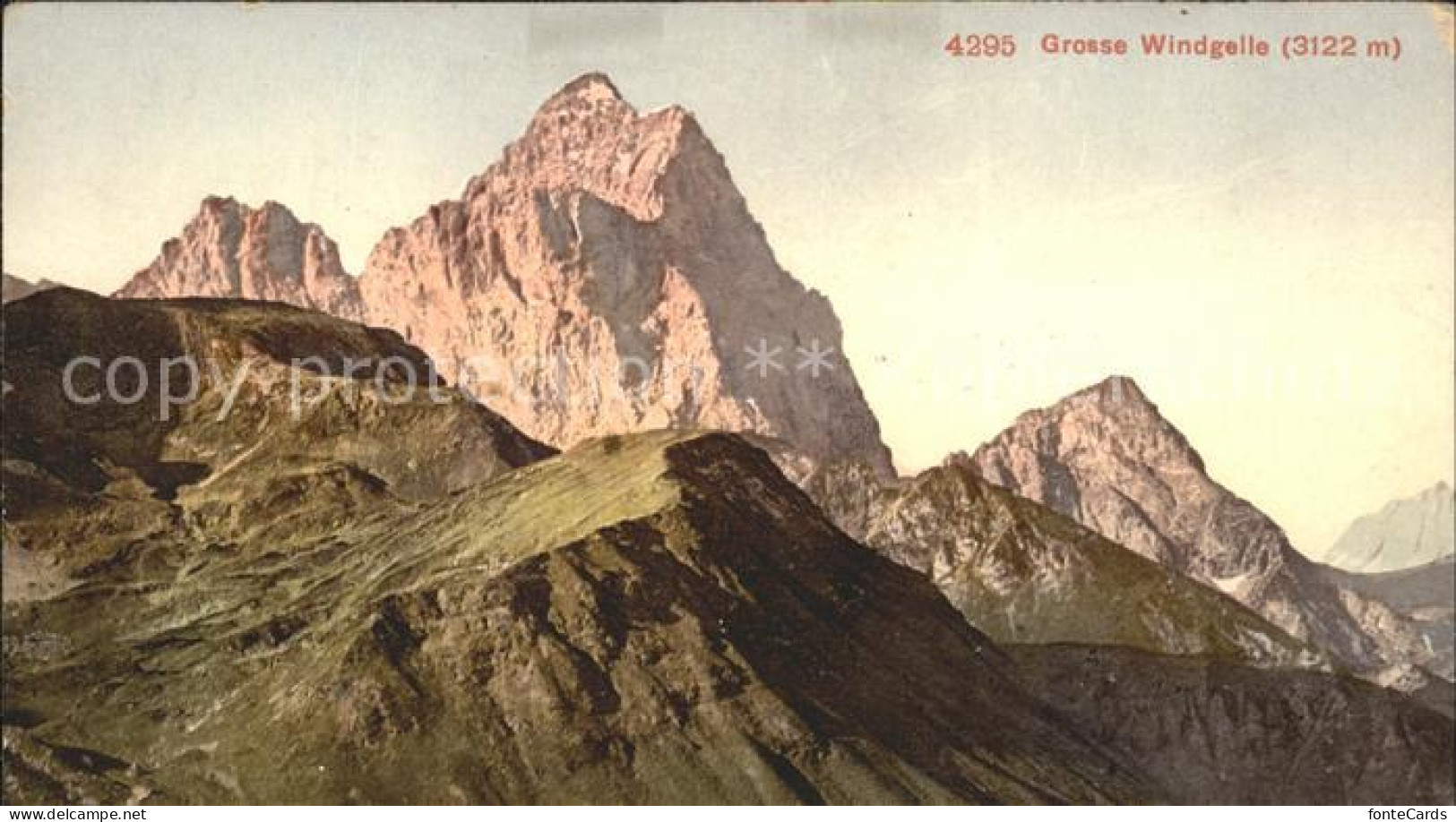 11620378 Bristen Uri Grosse Windgaelle Glarner Alpen Gebirgspanorama Bristen Mad - Altri & Non Classificati