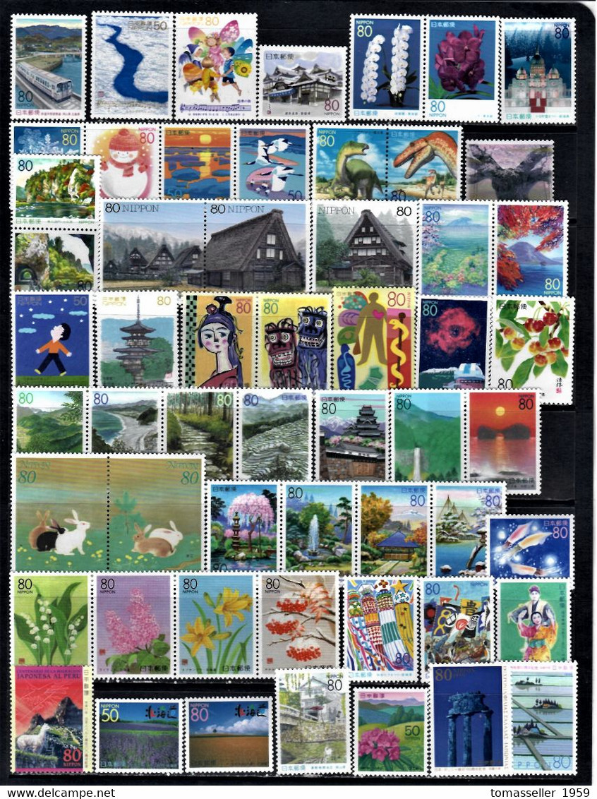Japan-10 Years (1993-2002 y.y.)-Almost 440 issues  .MNH