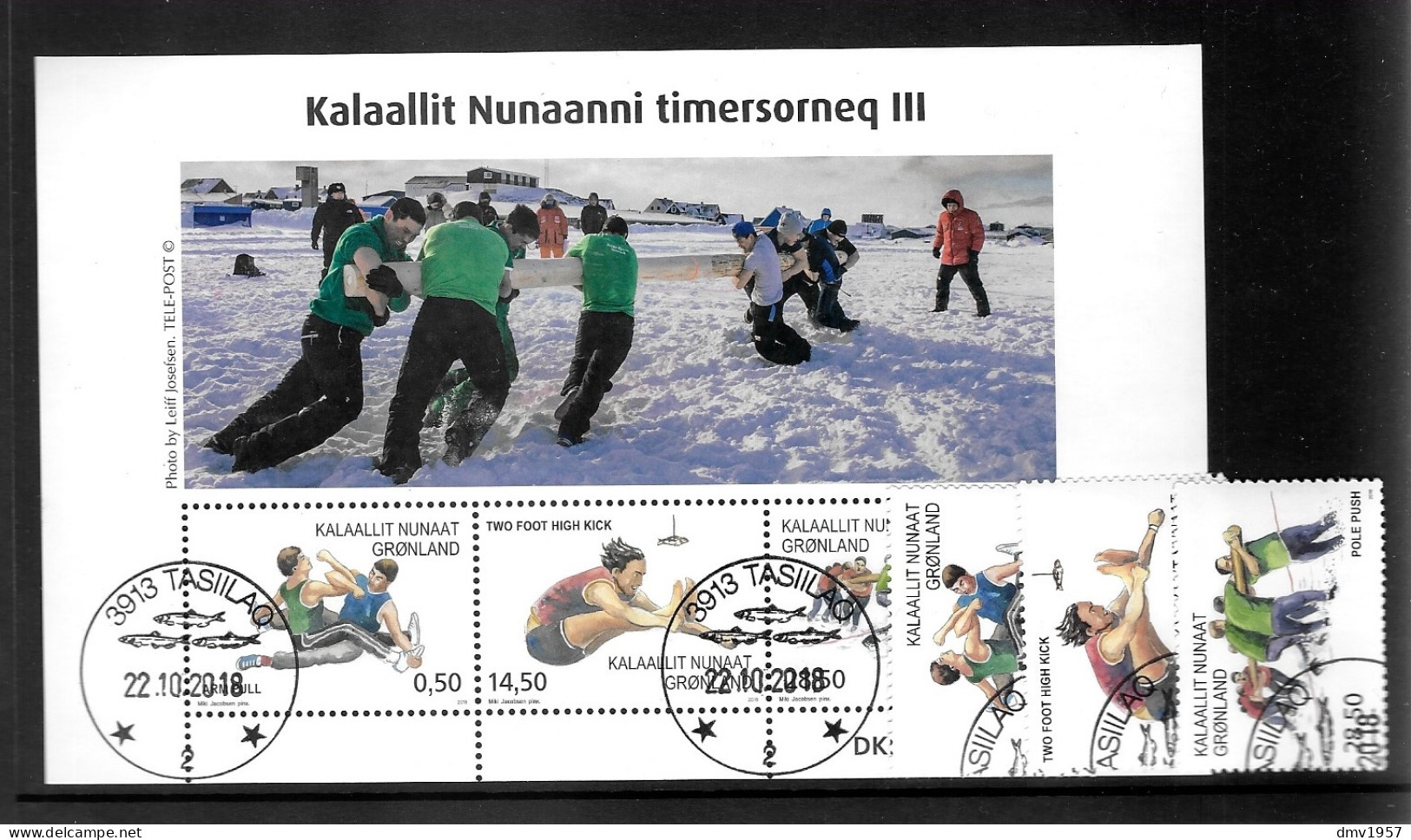 Greenland 2018 CTO Sport In Greenland Sg 852/4 & MS855 - Used Stamps