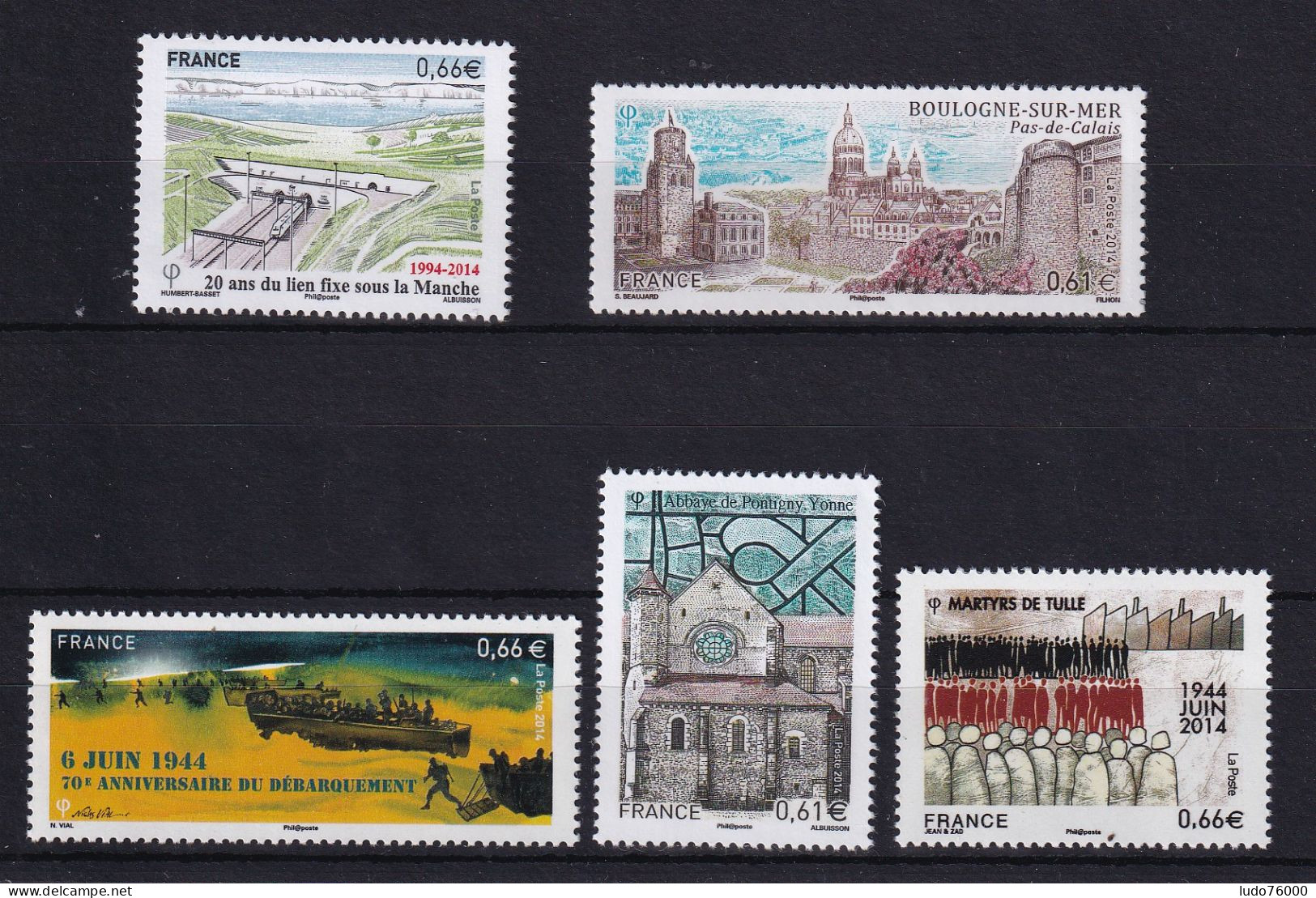 D 801 / N° 4861/4865 NEUF** COTE 10.30€ - Collections