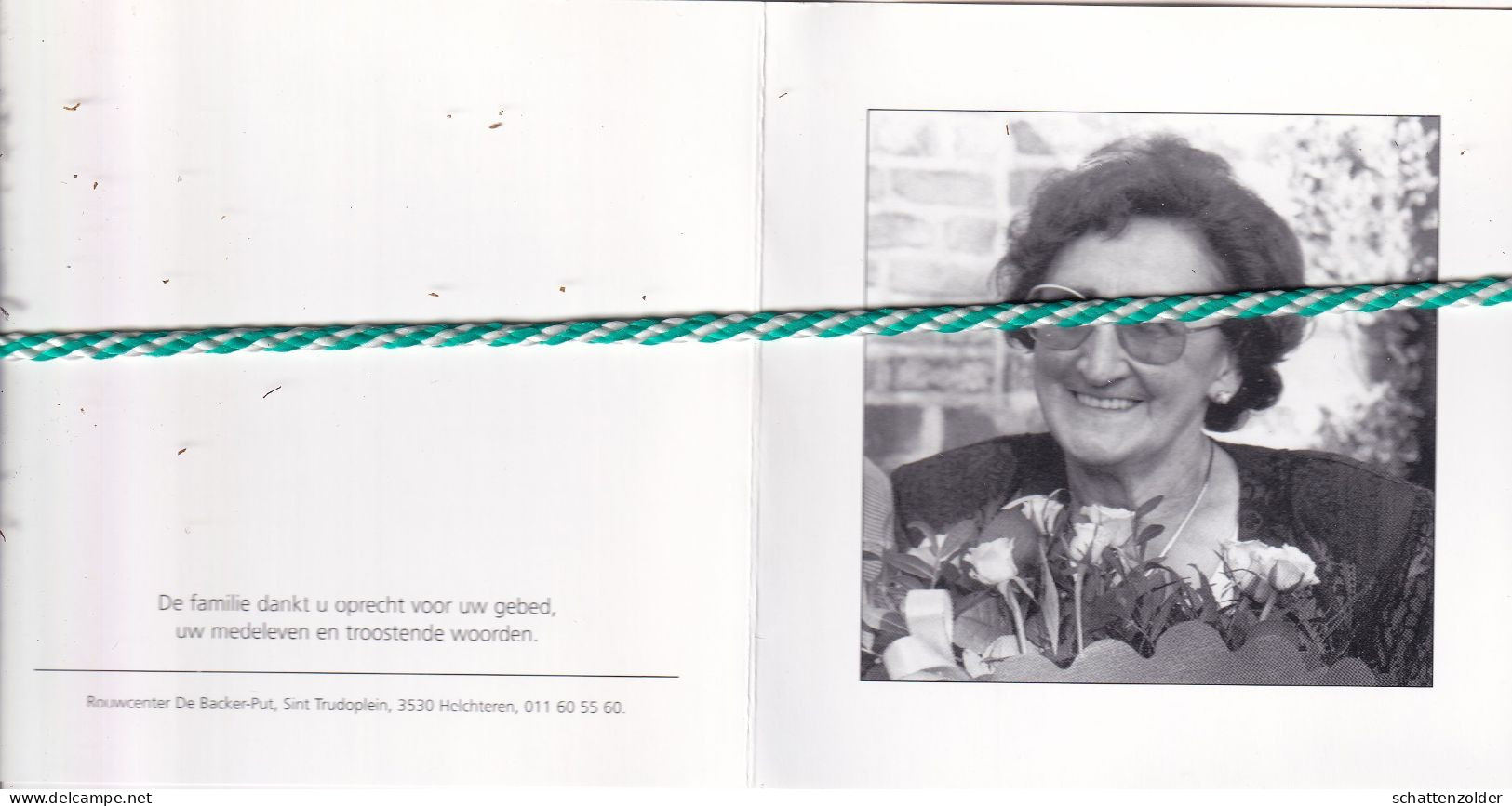 Alice Vanhove-Wendelen, Helchteren 1926, 2004. Foto - Obituary Notices