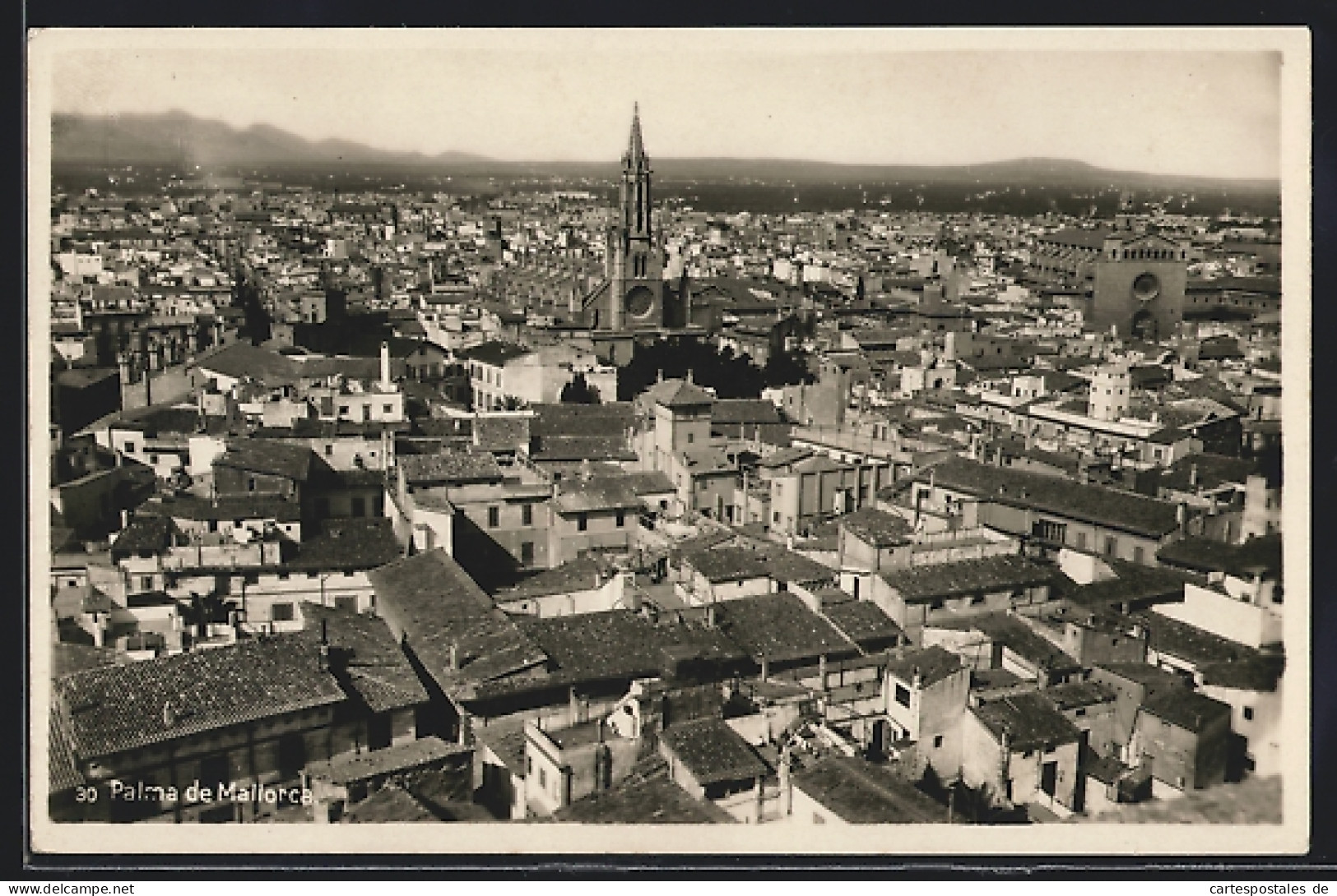 Postal Palma De Mallorca, Teilansicht Aus Der Vogelschau  - Palma De Mallorca