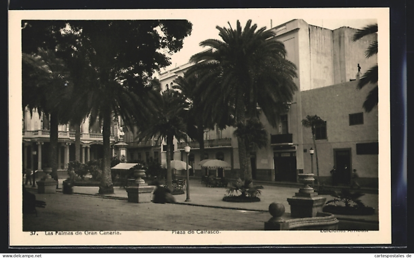 Postal Las Palmas /Gran Canaria, Plaza De Cairasco  - Gran Canaria