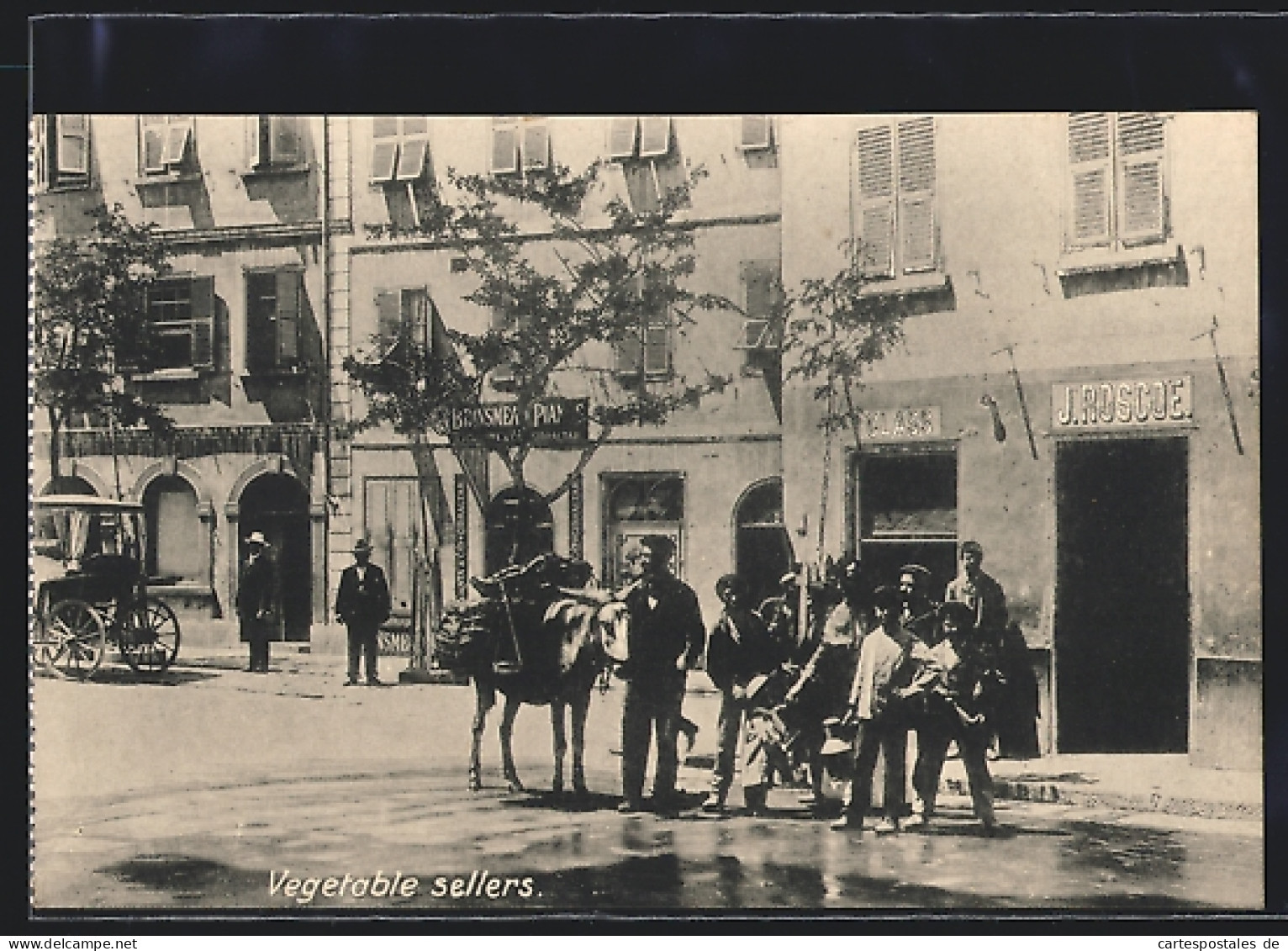 Postal Gibraltar, Vegetable Sellers  - Gibraltar