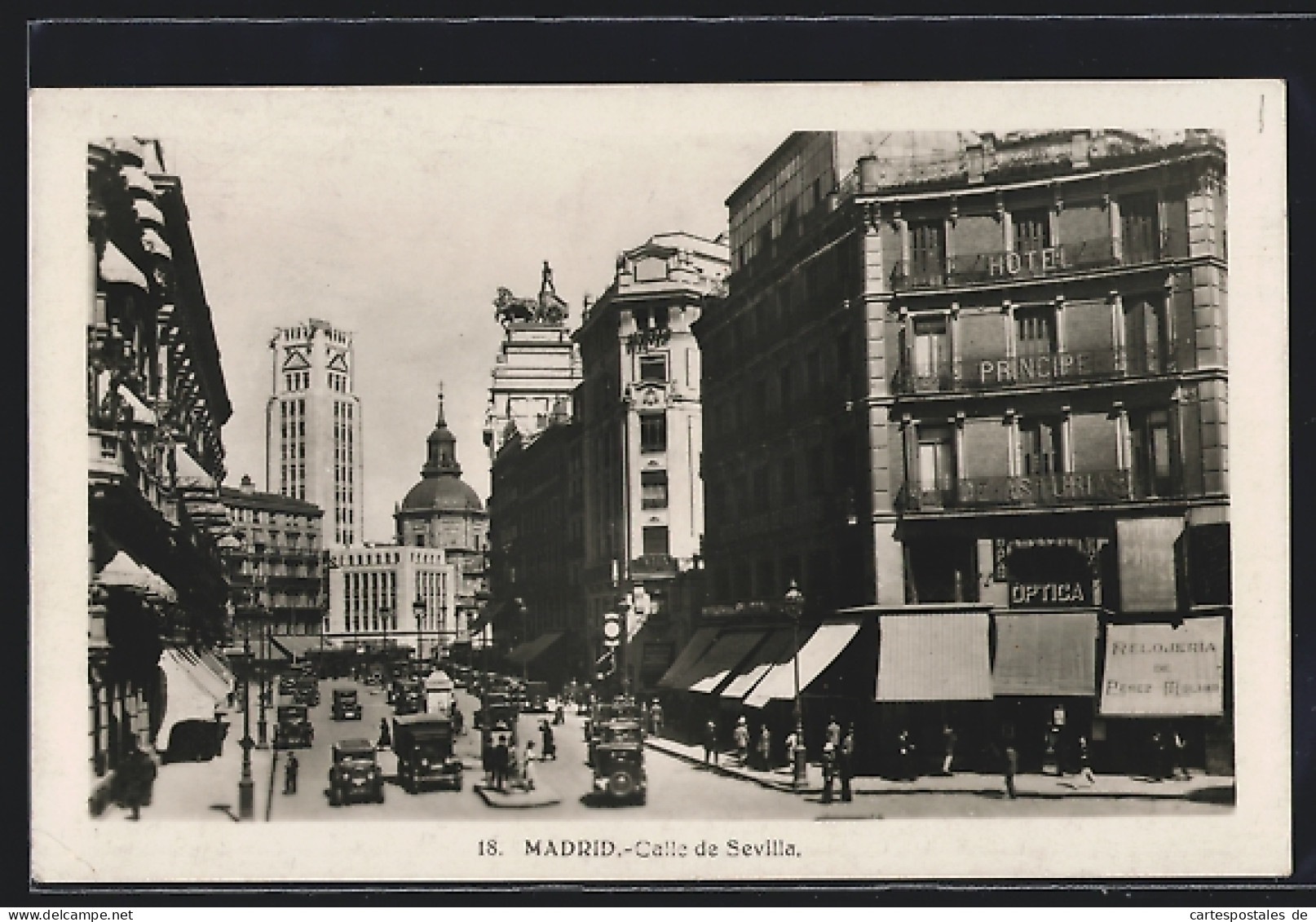 Postal Madrid, Calle De Sevilla  - Madrid