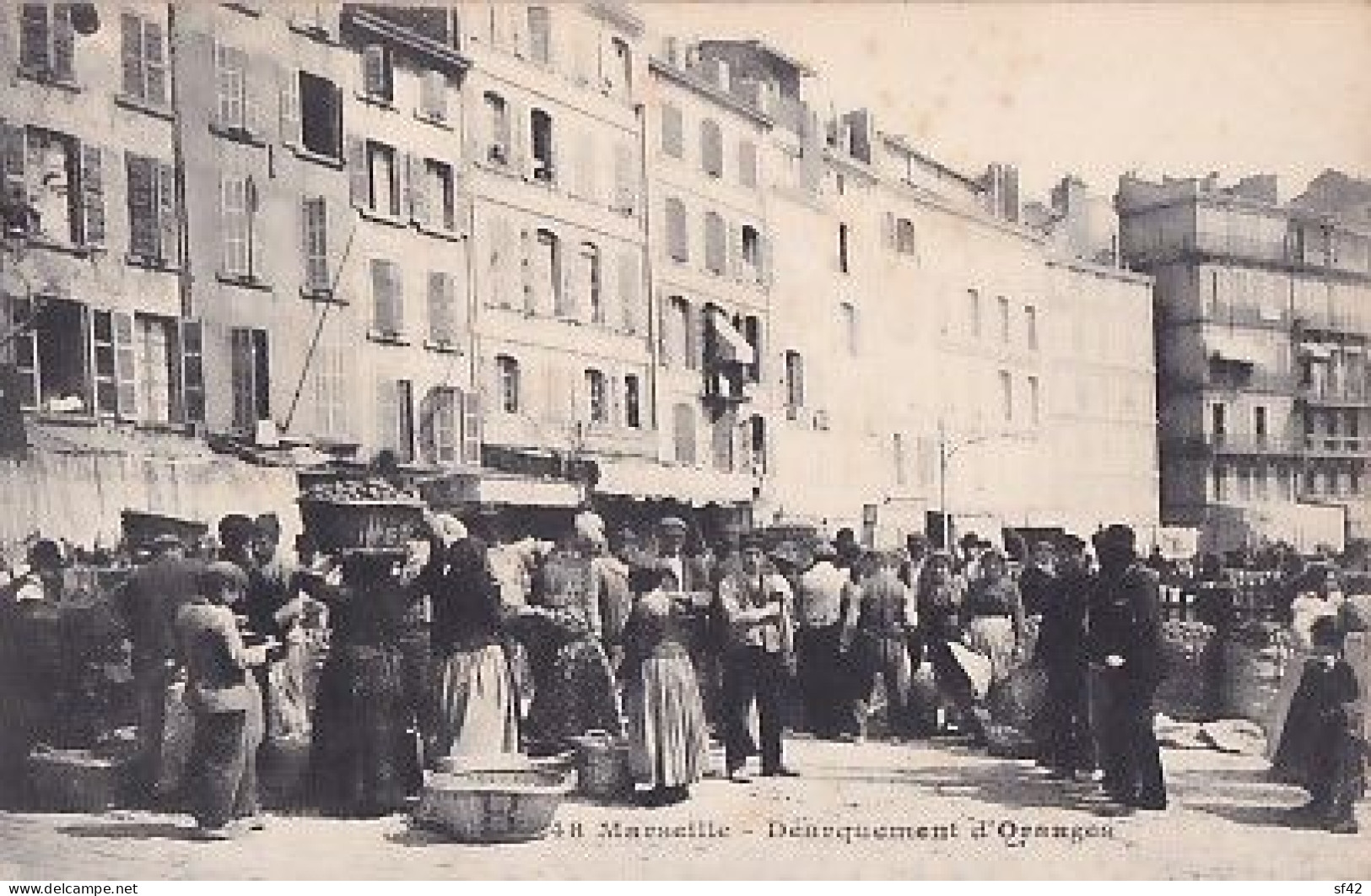 MARSEILLE              DEBARQUEMENT  D ORANGES - Oude Haven (Vieux Port), Saint Victor, De Panier