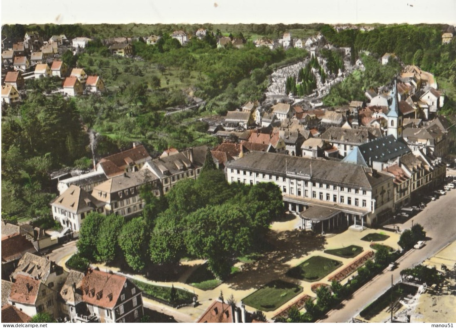 NIEDERBRONN  - CPSM ; Le Casino - Niederbronn Les Bains