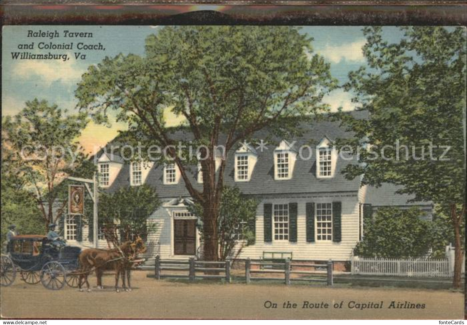 11569045 Williamsburg_Virginia Raleigh Tavern And Colonial Coach - Altri & Non Classificati