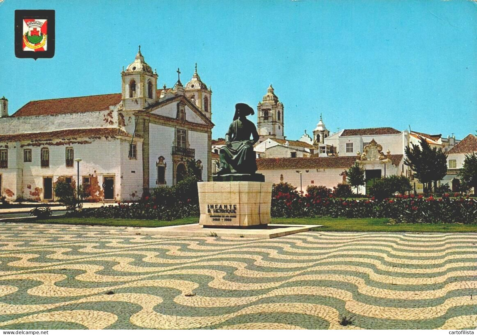 LAGOS, Algarve - Monumento Ao Infante D. Henrique  ( 2 Scans ) - Faro