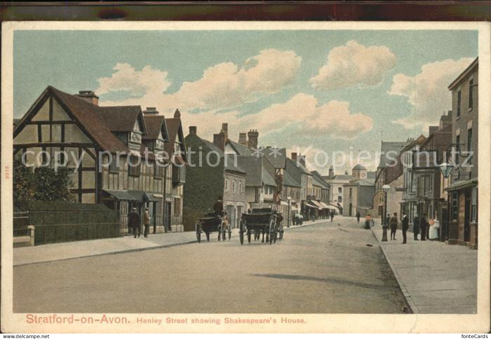 11569027 Stratford-on-Avon Henley-Street Showing Shakespeare`s House Stratford-o - Sonstige & Ohne Zuordnung