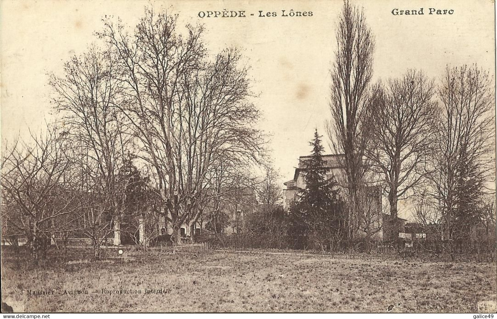 7820 CPA Oppède - Les Lônes - Oppede Le Vieux