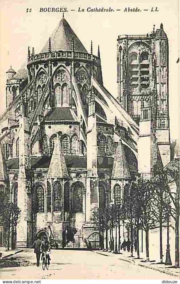 18 - Bourges - La Cathédrale - Abside - Animée - Carte Neuve - CPA - Voir Scans Recto-Verso - Bourges
