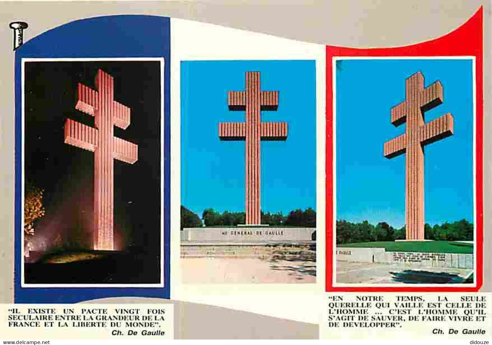 52 - Colombey Les Deux Eglises - Mémorial Du Général De Gaulle - Croix De Lorraine - Multivues - Carte Neuve - CPM - Voi - Colombey Les Deux Eglises