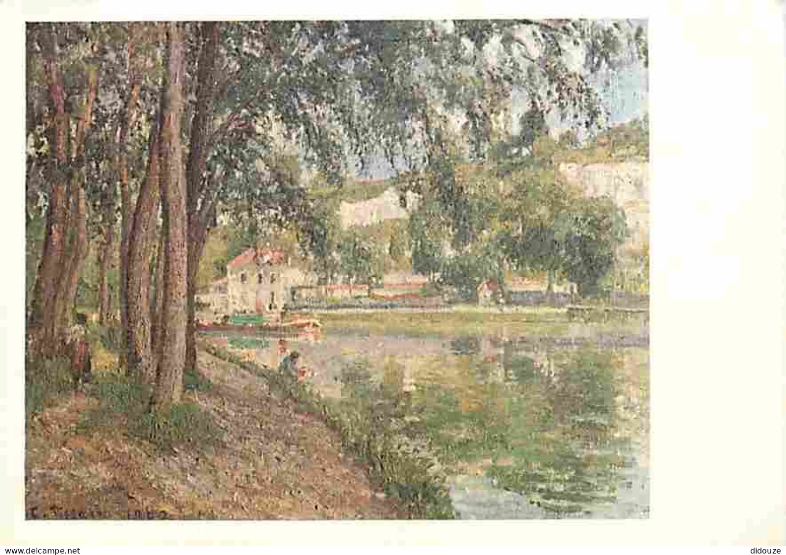 Art - Peinture - Camille Pissarro - Moret - Le Canal Du Loing - Chemin De Halage - Carte Neuve - CPM - Voir Scans Recto- - Paintings