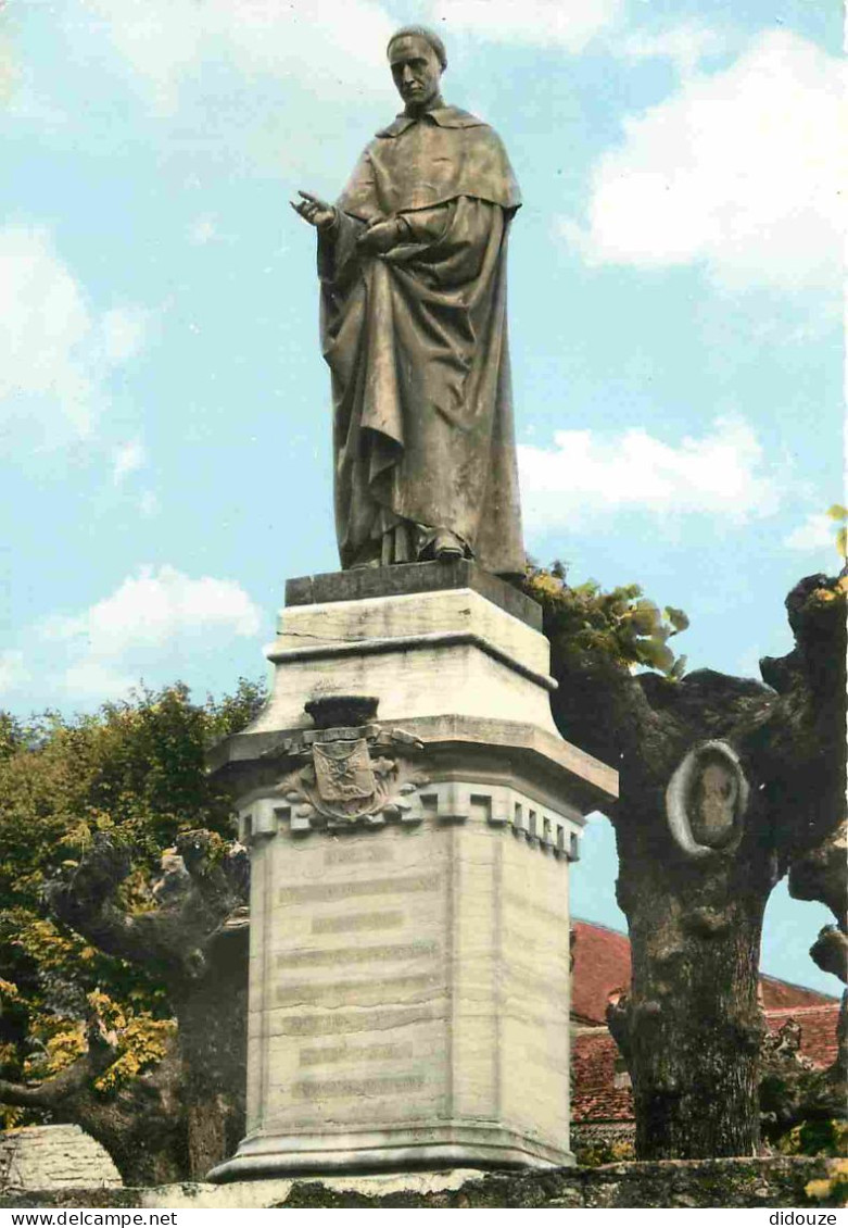 21 - Flavigny Sur Ozerain - Statue De R P Lacordaire - Mention Photographie Véritable - Carte Dentelée - CPSM Grand Form - Sonstige & Ohne Zuordnung