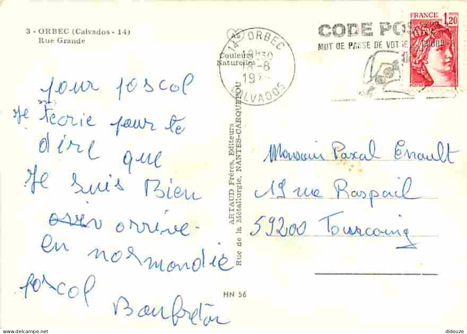 14 - Orbec - Rue Grande - Commerces - Automobiles - CPM - Voir Scans Recto-Verso - Orbec