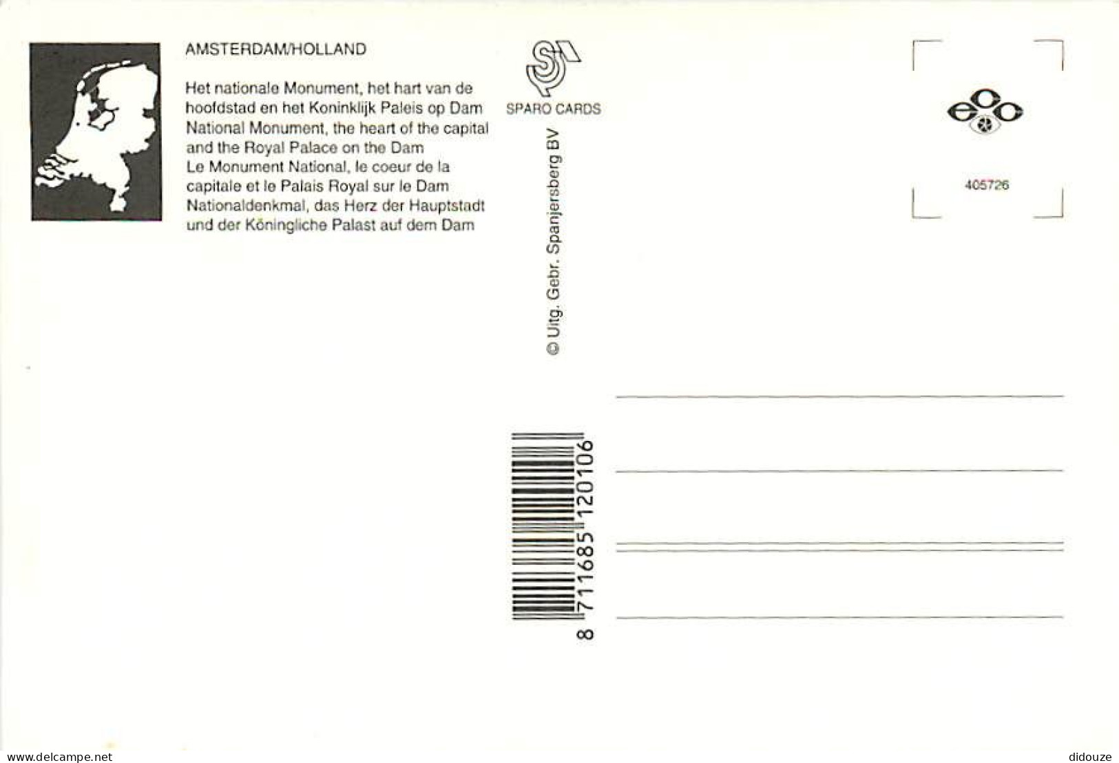 Pays-Bas - Nederland - Amsterdam - CPM - Voir Scans Recto-Verso - Amsterdam