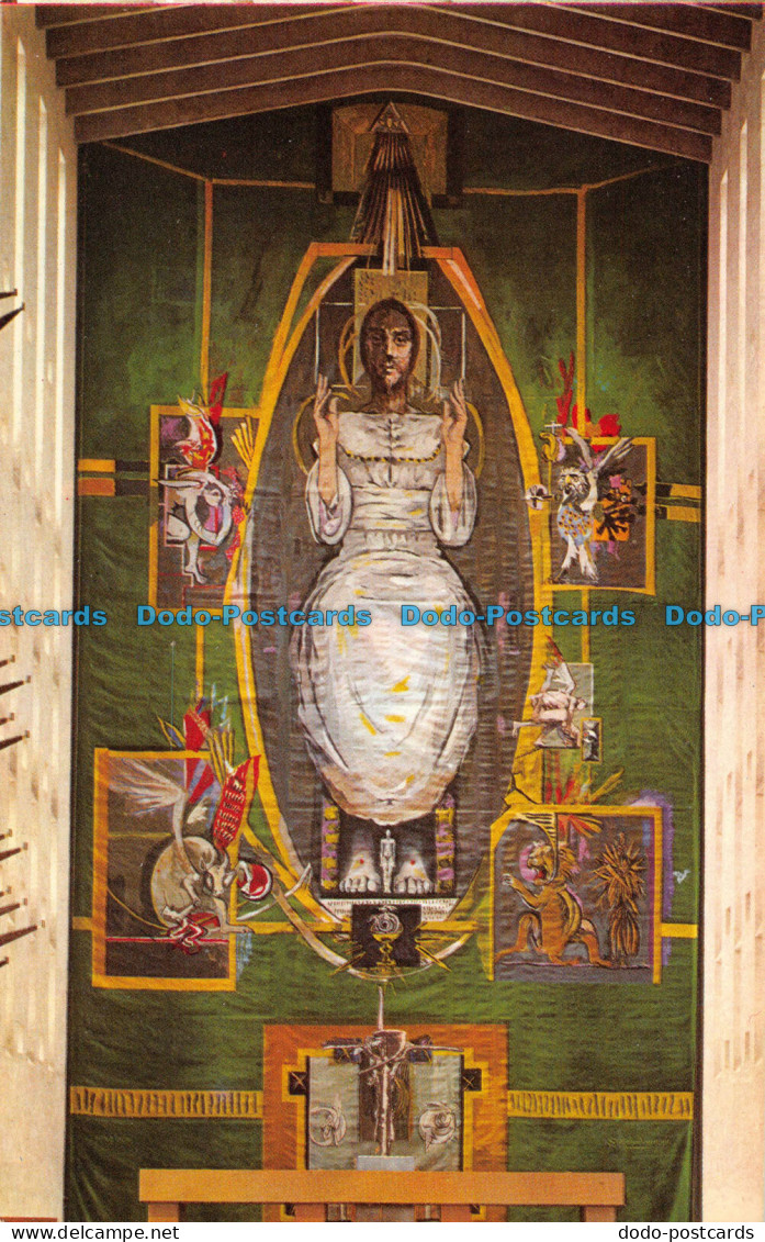 R072585 Coventry Cathedral. The Tapestry. Graham Sutherland. Jarrold. RP - World