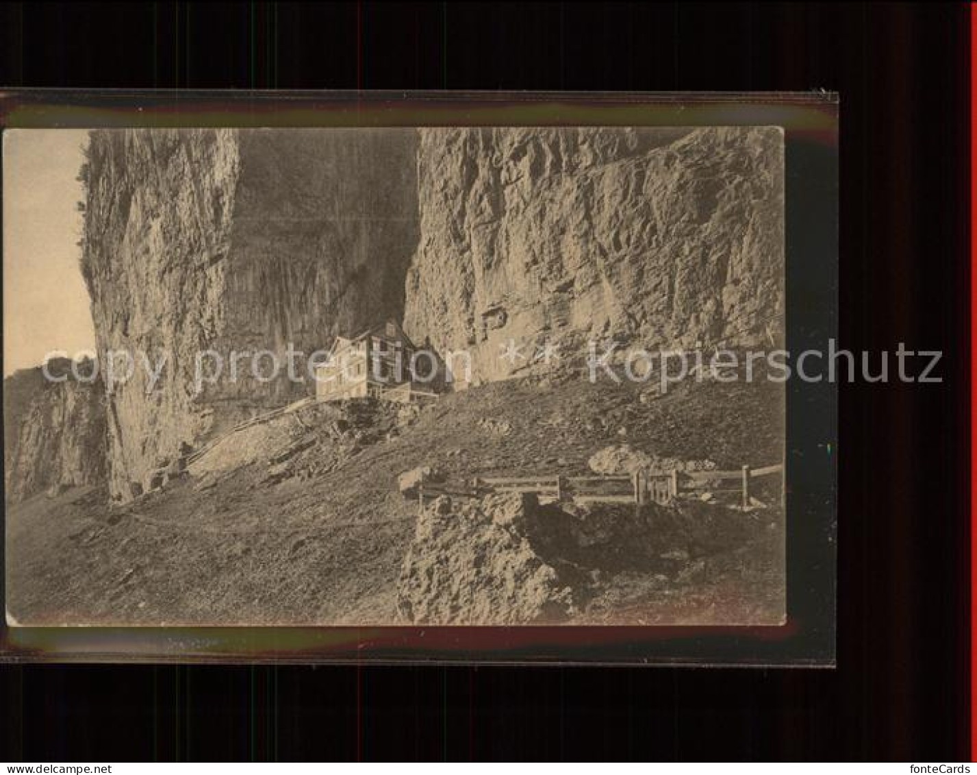 11566802 Aescher-Wildkirchli Berghuette Berggasthof Appenzeller Alpen Aescher-Wi - Andere & Zonder Classificatie