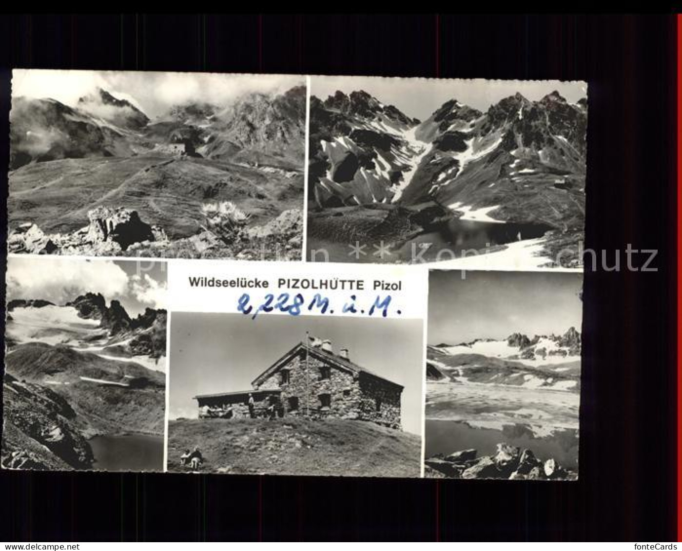 11566701 Pizolhuette Schutzhuette Glarner Alpen Wildseeluecke Alpenpanorama Pizo - Otros & Sin Clasificación