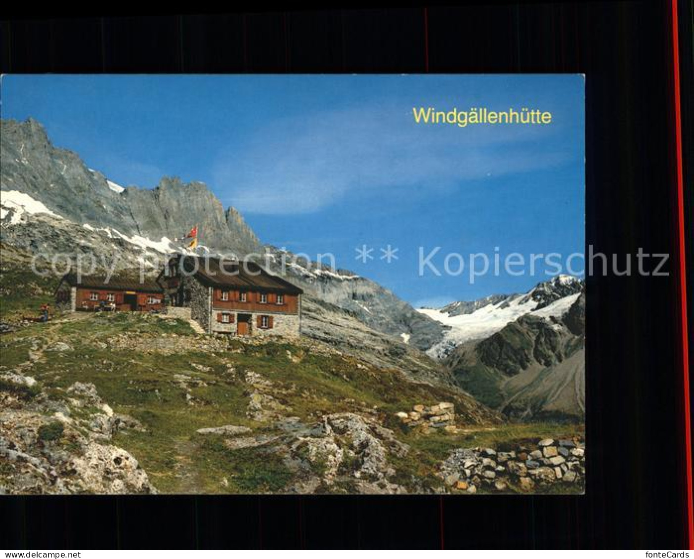 11566624 Windgaellenhuette Schutzhuette Maderanertal Glarner Alpen Windgaellenhu - Andere & Zonder Classificatie