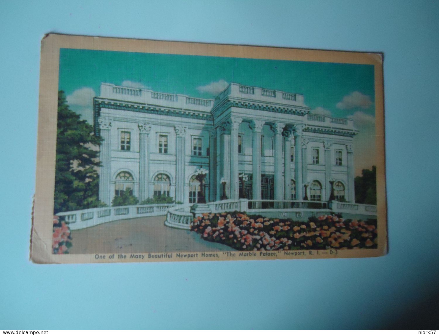 UNITED STATES   POSTCARDS 1953 MARBLE PALACE NEWPORT   MORE  PURHASES 10%  DISFLAGSCOUNT - Sonstige & Ohne Zuordnung