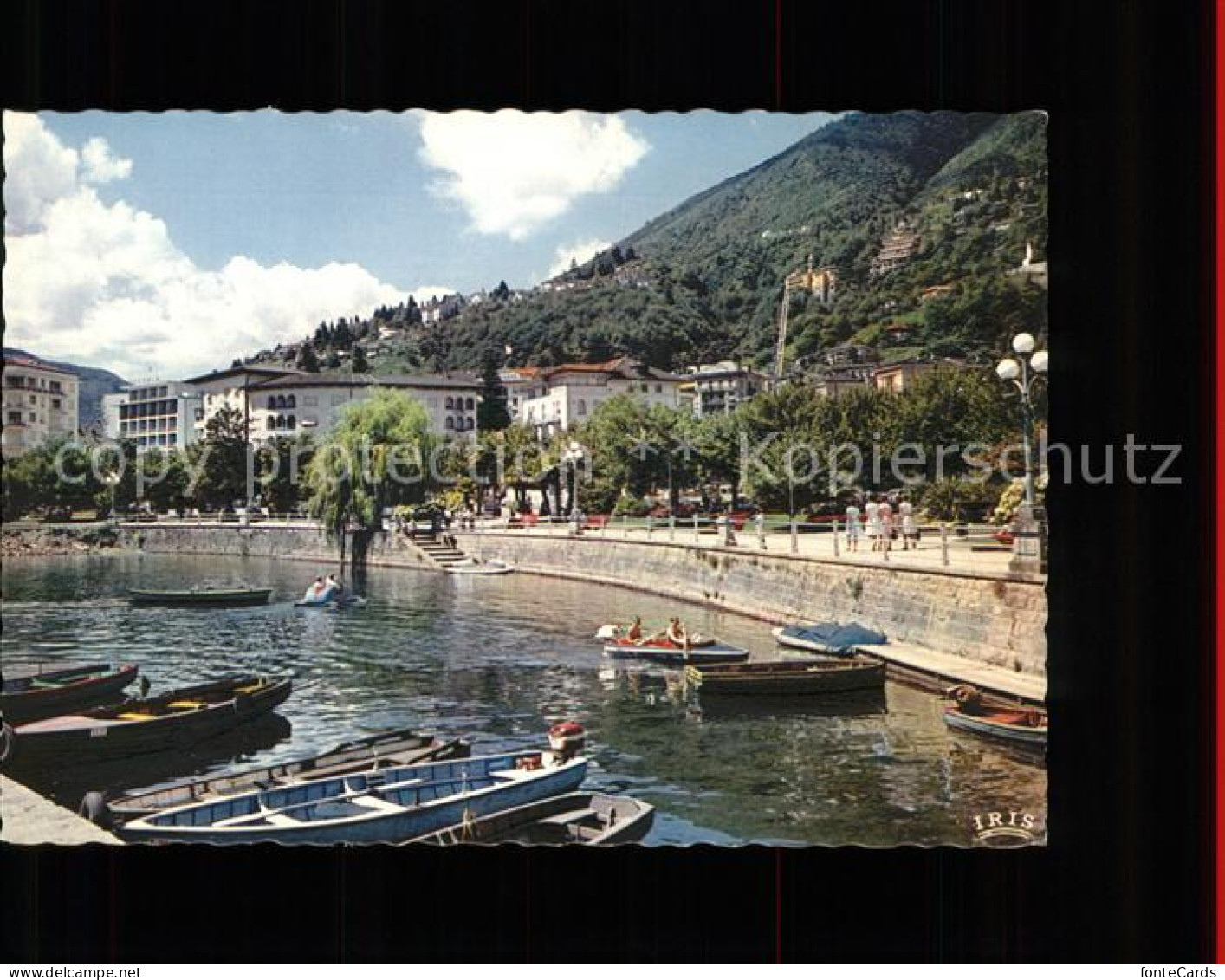 11566534 Locarno TI Lungolago Uferpromenade Boote Lago Maggiore  - Sonstige & Ohne Zuordnung