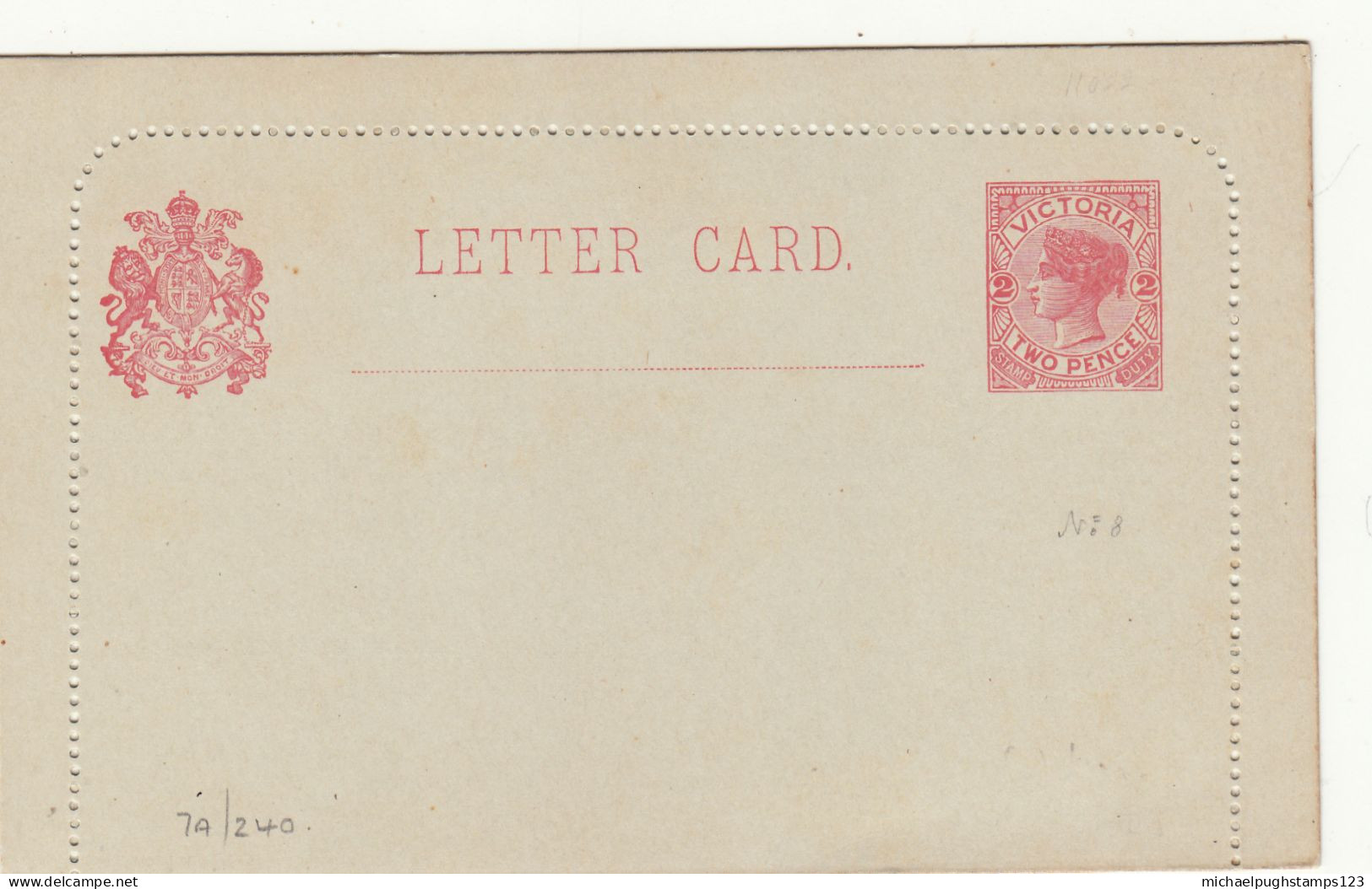 Victoria / Stationery Letter Cards - Other & Unclassified