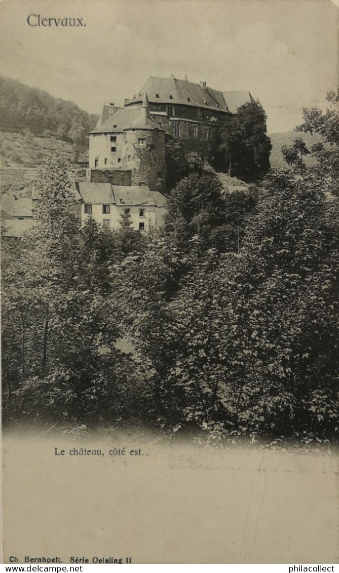 Clervaux (Luxembourg)  Le Chateau - Cote Est. 19?? Ed. CH. Bernhoeft - Clervaux