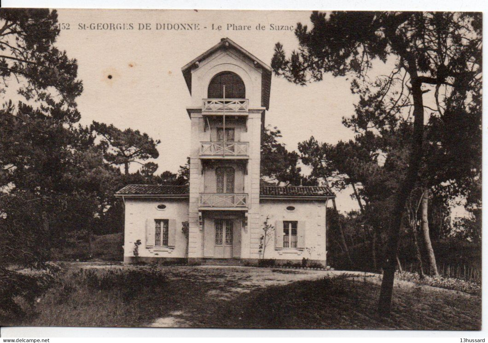 Carte Postale Ancienne Saint Georges De Didonne - Le Phare De Suzac - Saint-Georges-de-Didonne