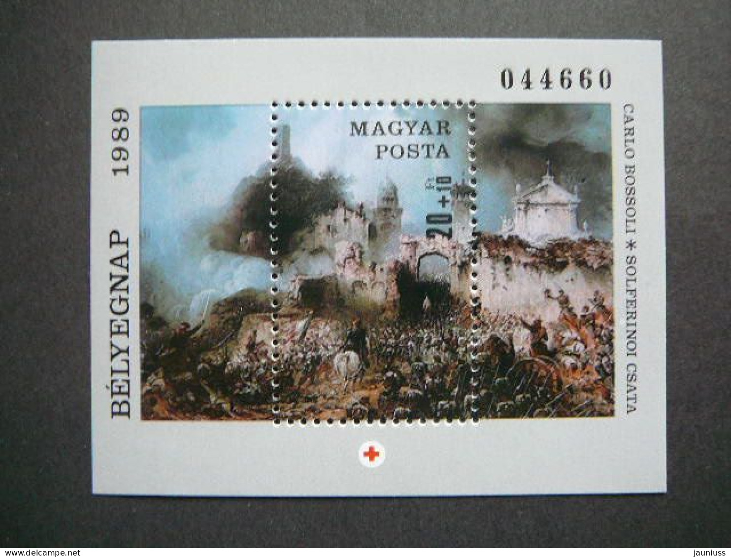 Battle Of Solferino Red Cross # Hungary # 1989 MNH S/s #Mi.4050 Block205 - Nuevos