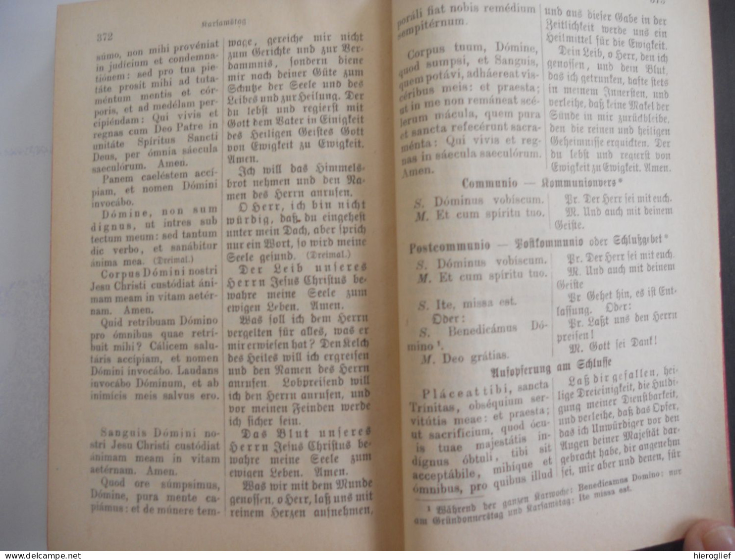 Die Liturgie der Karwoche Lateinisch Deutsch mit Erklärungen - Martin Schaller OSB / Freiburg Herder & Co 1921