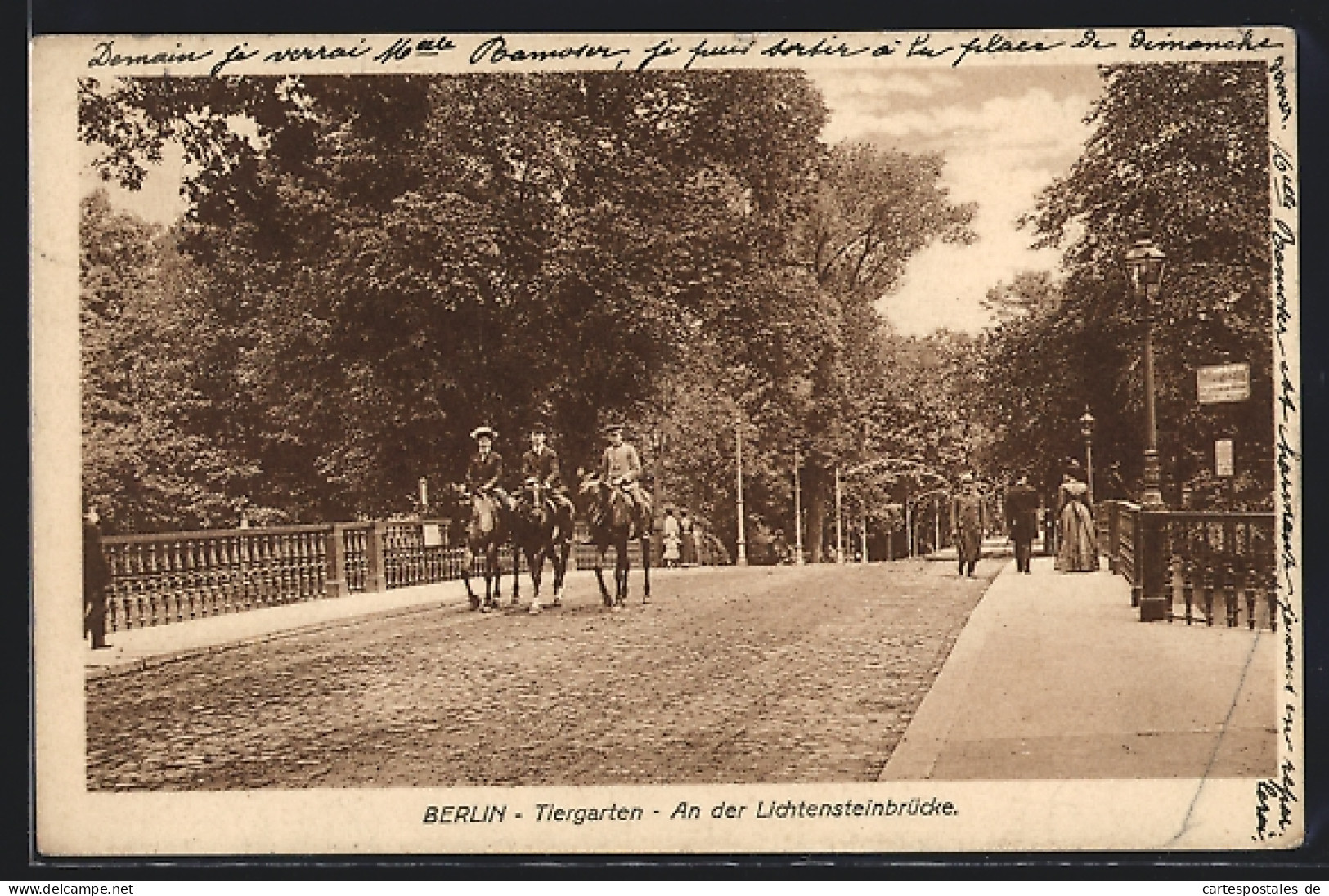 AK Berlin-Tiergarten, An Der Lichtensteinbrücke  - Dierentuin