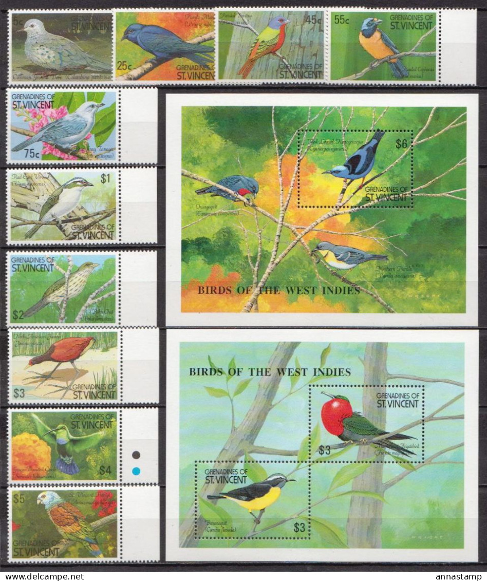Grenadines Of St Vincent MNH Set And 2 SSs - Other & Unclassified