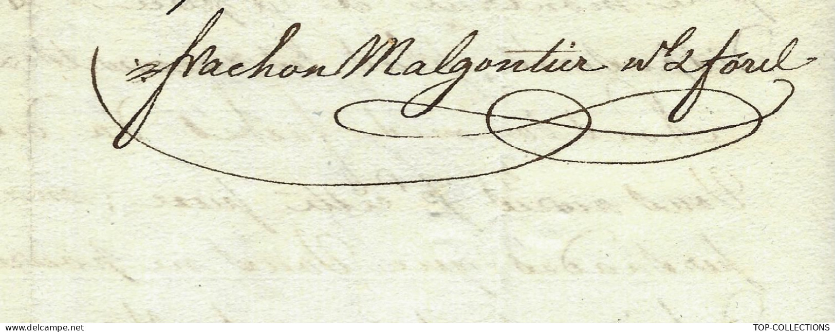 1806 LETTRE Sign. Fradon Malgontier Foret Fabricants De Soie Lyon Pour De Thier Fabricant De Draps  Hodimont Par Vervier - 1800 – 1899