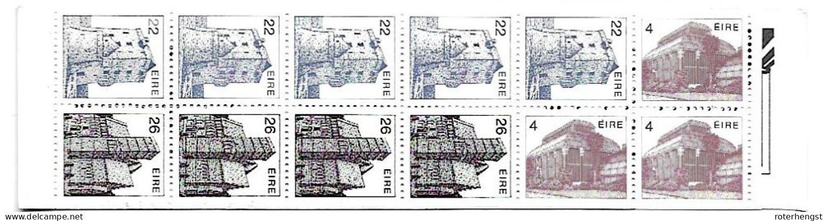 Ireland Booklet Mnh ** 1984 15 Euros UNFOLDED - Postzegelboekjes