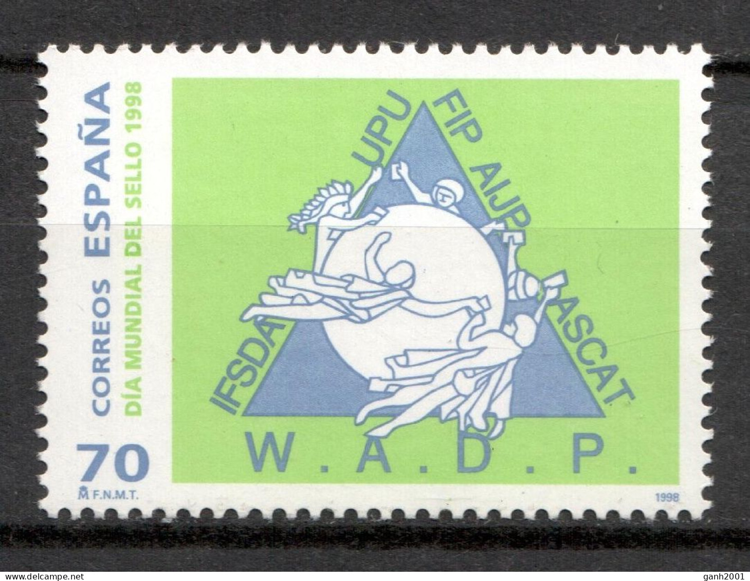 Spain 1998 España / Stamp Day · UPU FIP MNH Día Del Sello Tag Der Briefmarke / Mq03  7-39 - Stamp's Day