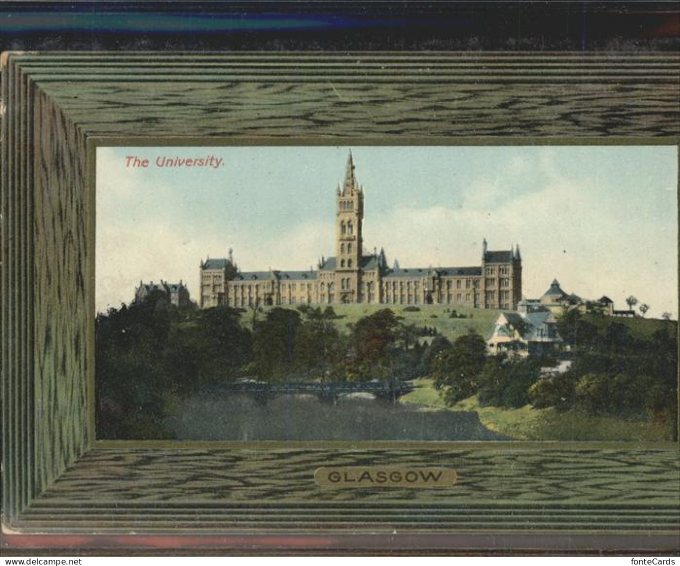 11528604 Glasgow University Tucks Post Card Framed Gem Glosso No. 5796 Glasgow - Altri & Non Classificati