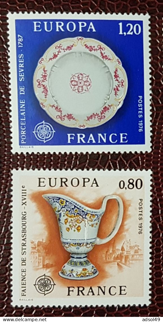 France 1976 – Europa 2 Timbres YT 1877 1878 Neufs** - Ongebruikt