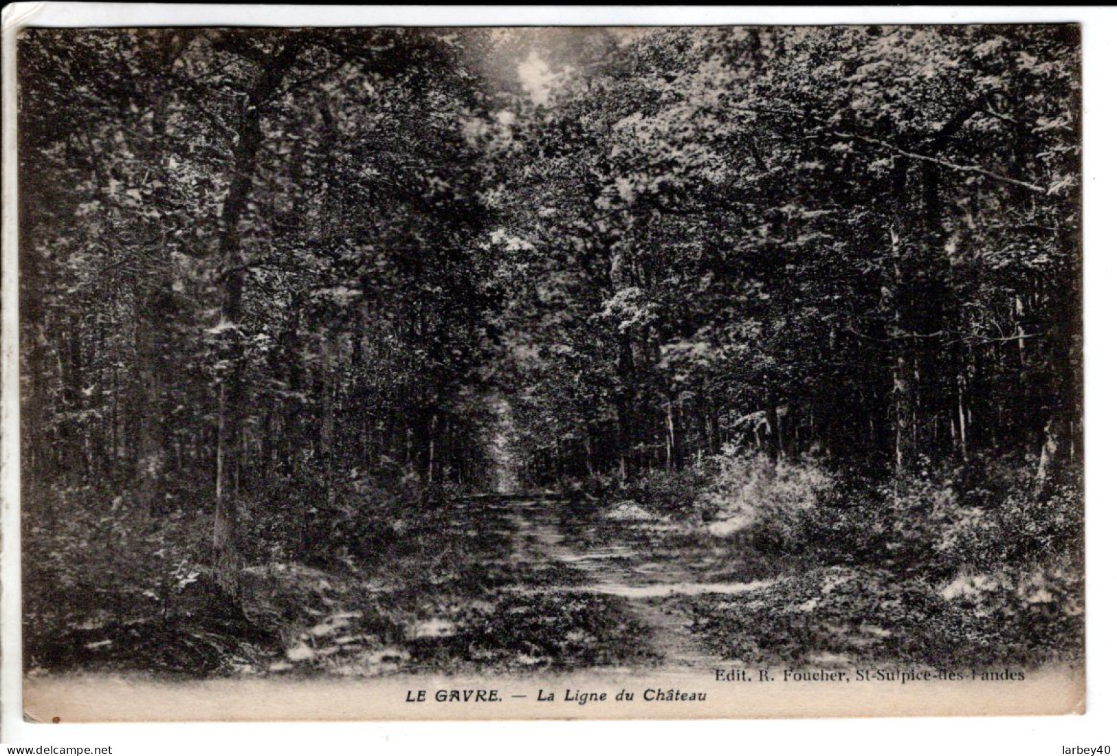 44 - Le Gavre La Ligne Du Chateau - Cartes Postales Ancienne - Le Gavre