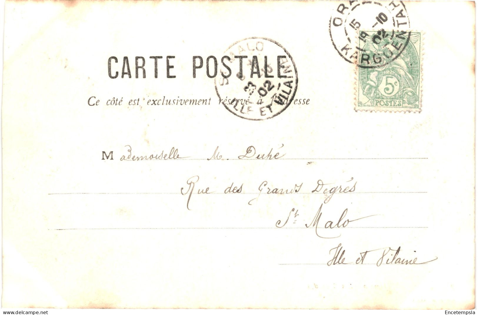 CPA Carte Postale Algérie  Tlemcen  Les Cascades 1902 VM80586 - Tlemcen