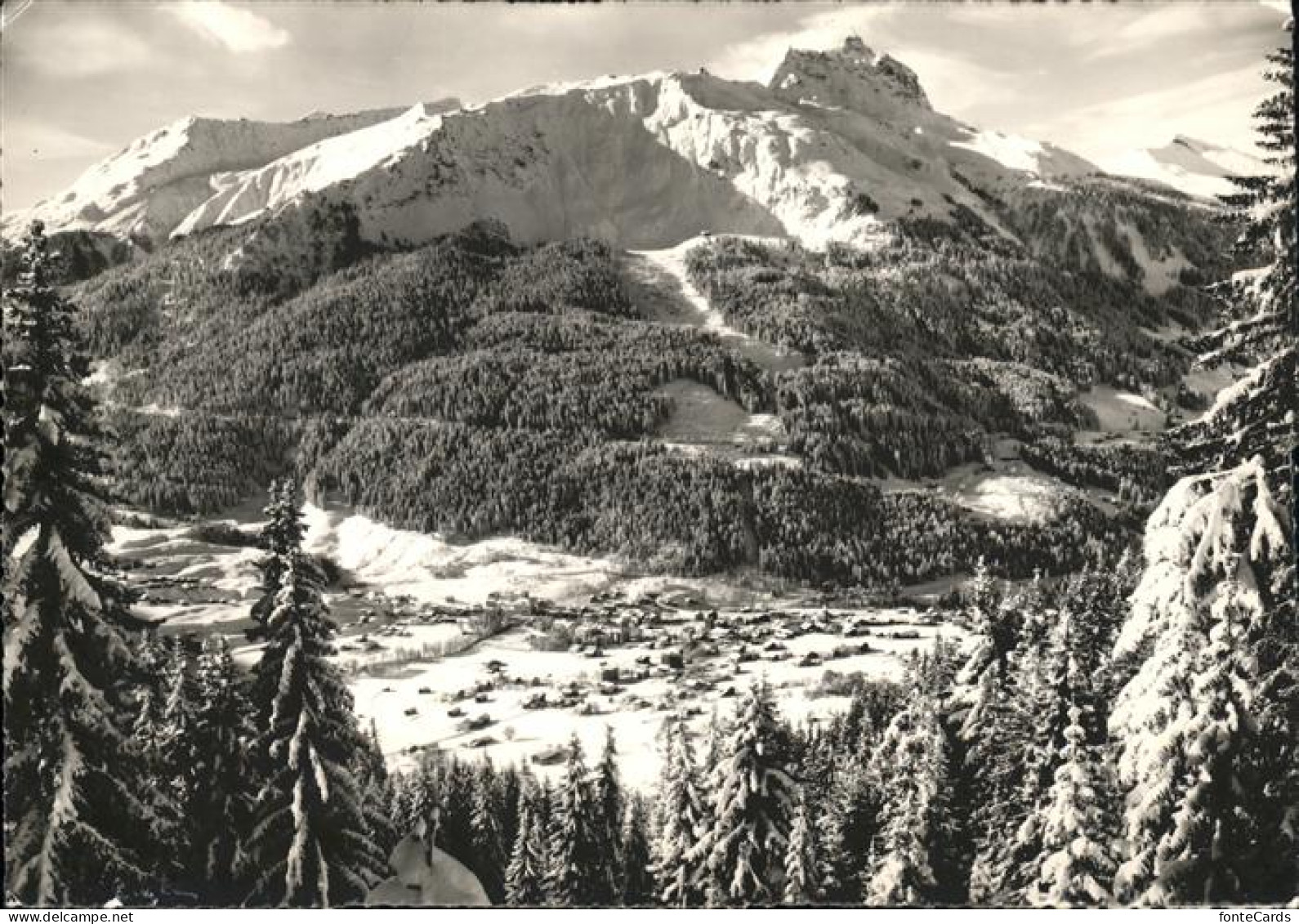 11528344 Klosters GR Panorama Luftseilbahn Klosters Gotschnagrat Parsenn Winters - Andere & Zonder Classificatie