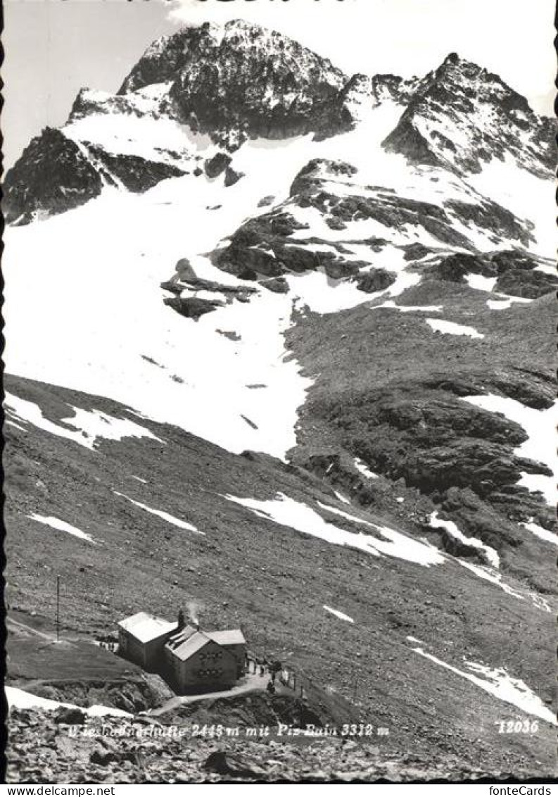 11528029 Silvretta Wiesbadener Huette Mit Piz Buin Gletscher Silvretta - Andere & Zonder Classificatie