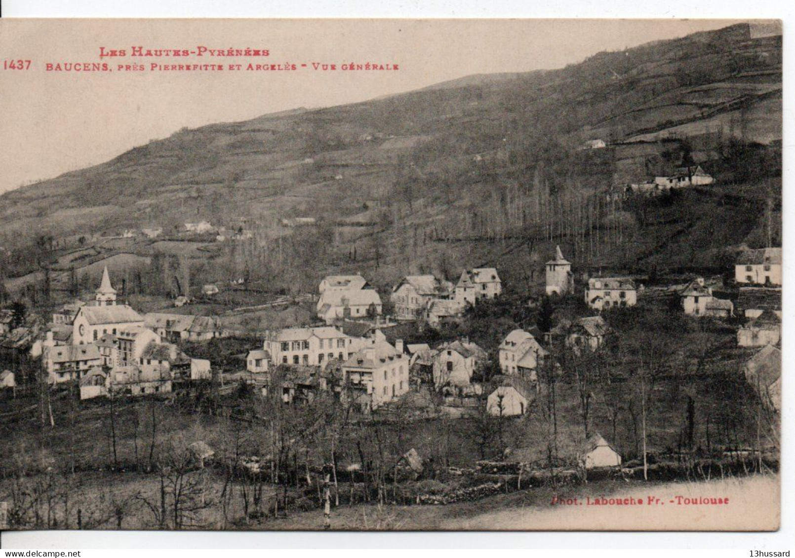 Carte Postale Ancienne Baucens - Vue Générale - Autres & Non Classés