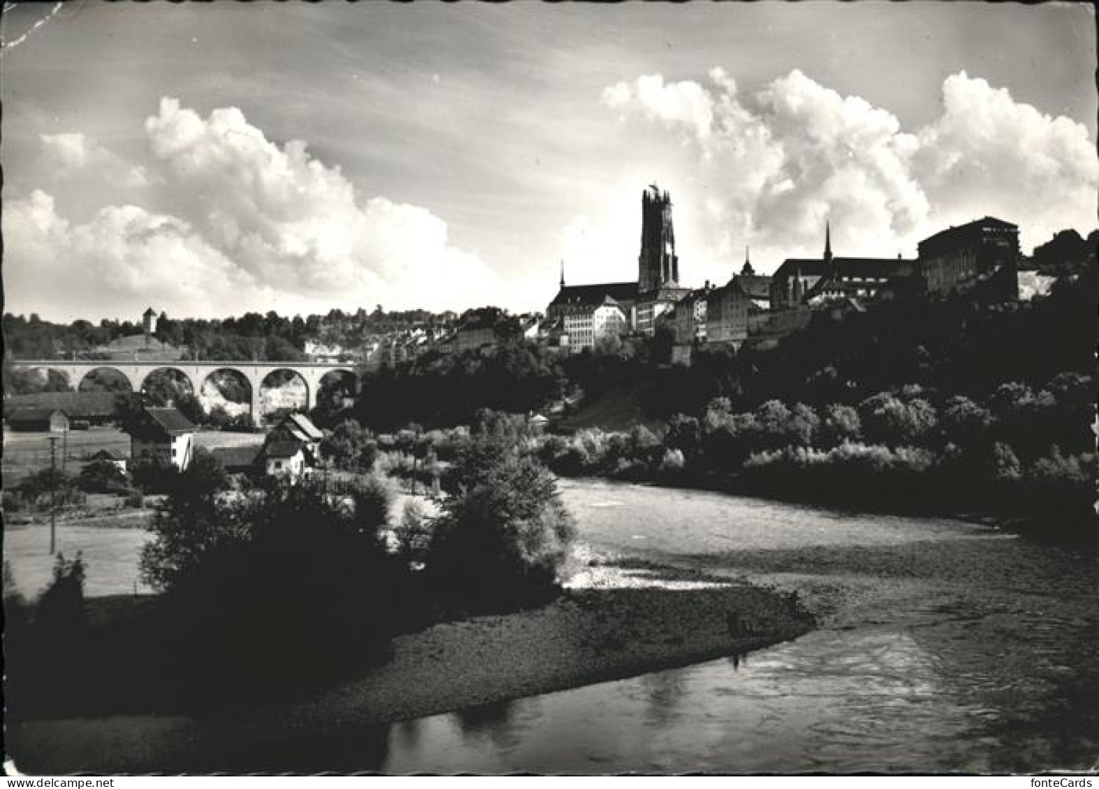 11526978 Fribourg FR La Sarine Pont De Zaehringen Fribourg - Altri & Non Classificati