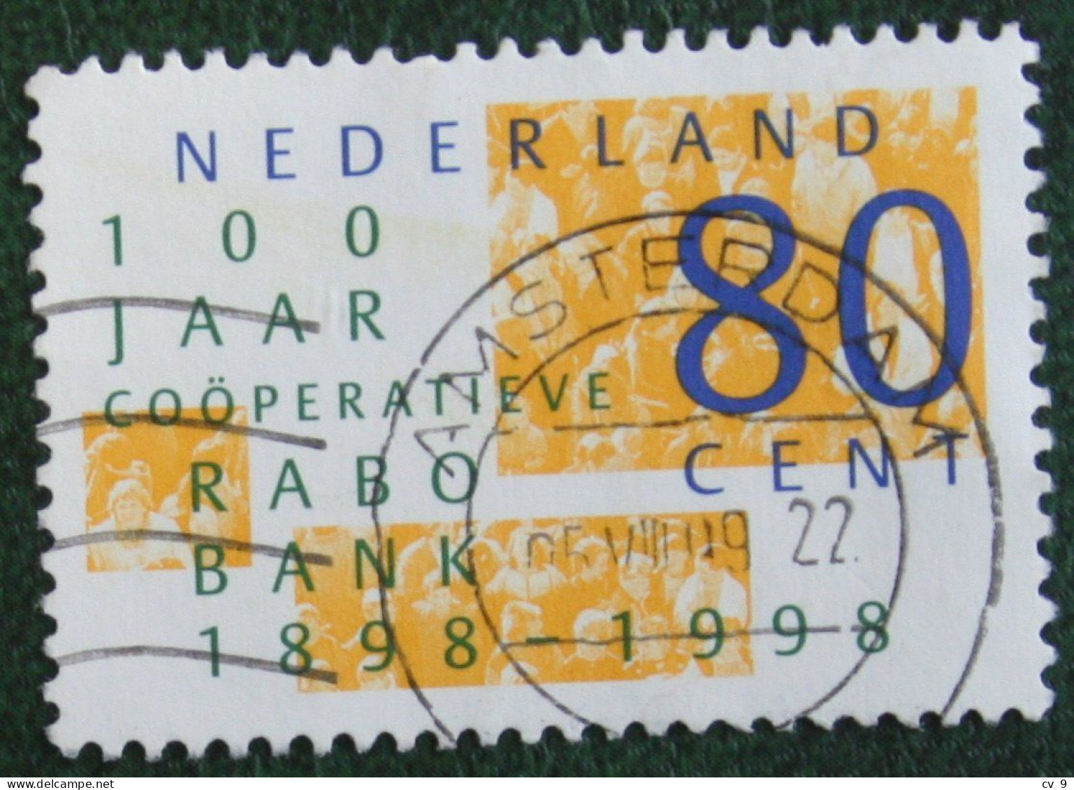 Rabobank NVPH 1764 (Mi 1659); 1998 Gestempeld / USED NEDERLAND / NIEDERLANDE - Oblitérés