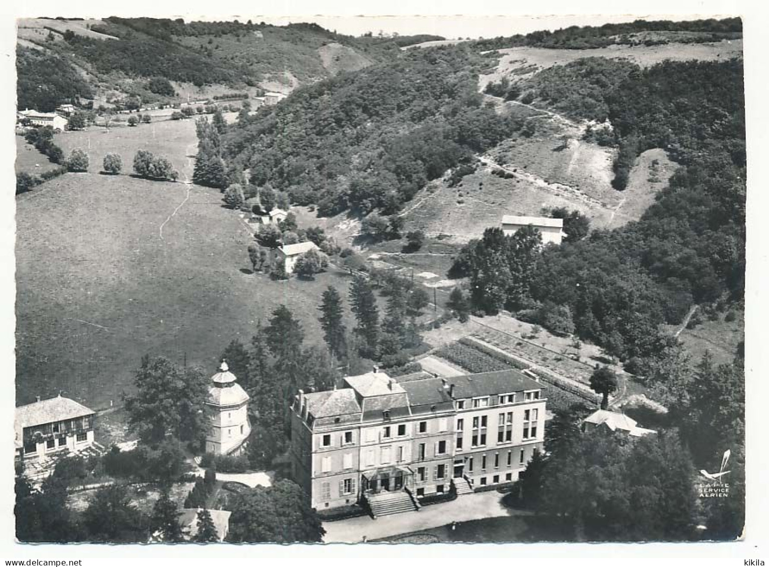 CPSM Dentelée 10.5 X 15 Rhône En Avion Au Dessus De...NEUVILLE-sur-SAÔNE Maisons De Retraite Notre Dame Du Cénacle - Neuville Sur Saone