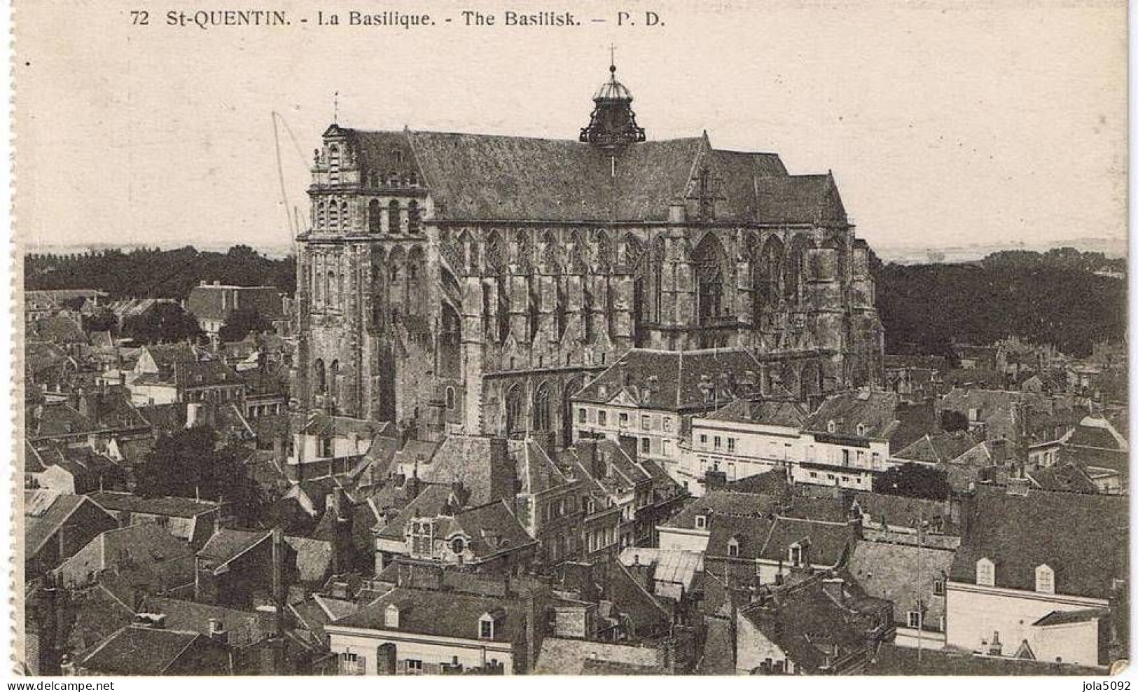 02 -- SAINT QUENTIN - La Basilique - Saint Quentin